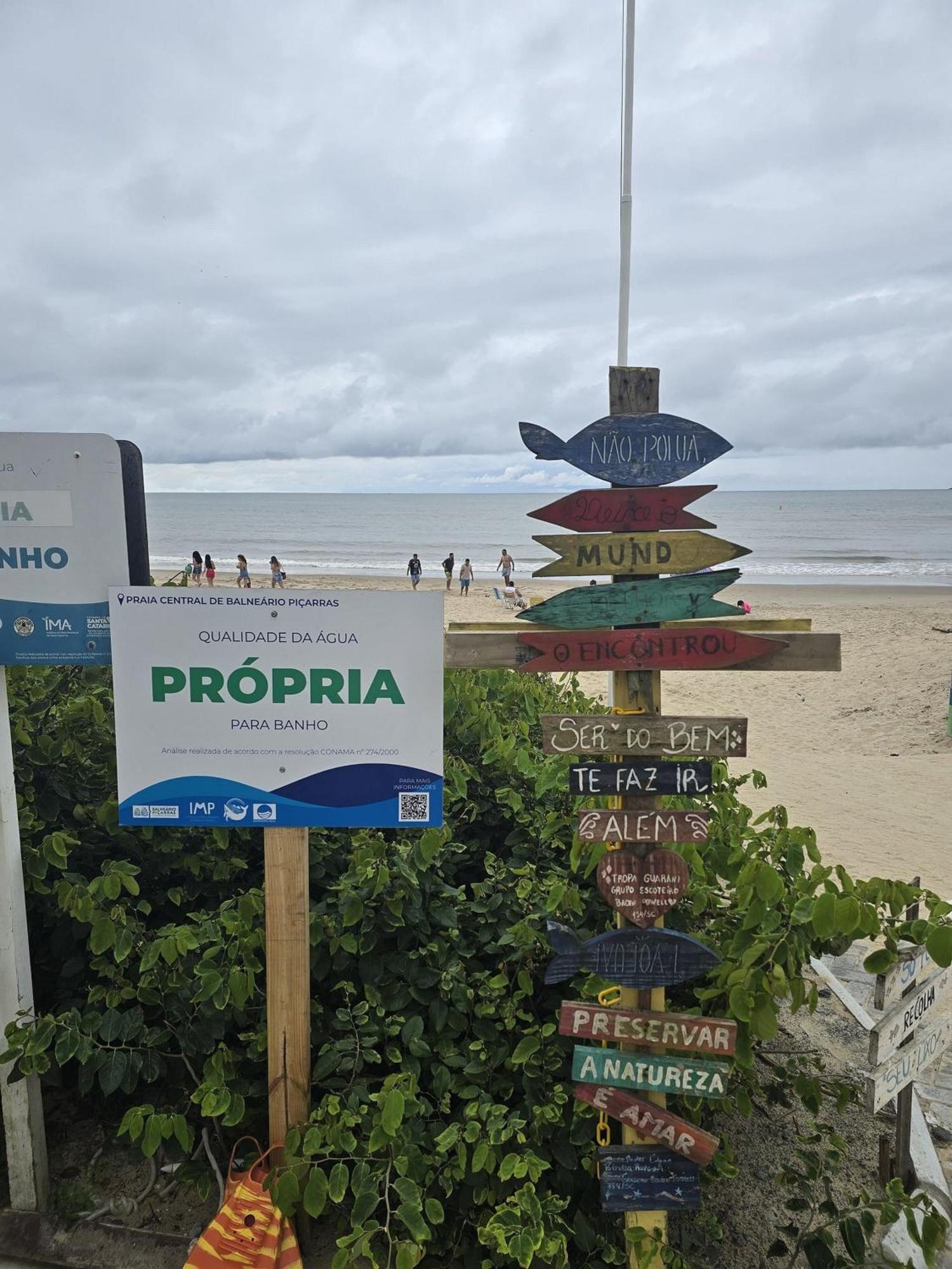 Ap Aloha 501 Vista Mar Da Praia Balneario Piçarras Exteriér fotografie